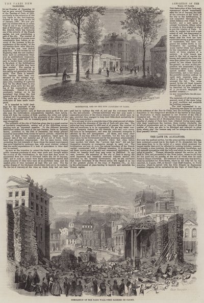 Les nouvelles barrières de Paris - Felix Thorigny